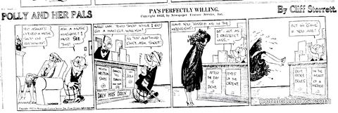 Polly and Her Pals — "Pa's Perfectly Willing"