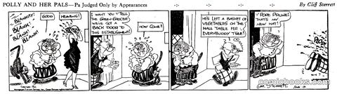Polly and Her Pals — "Pa Judged Only by Appearances"