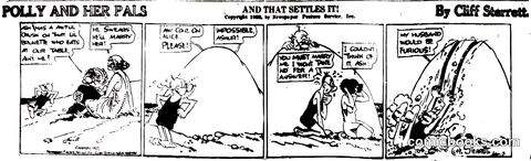 Polly and Her Pals — "And That Settles It!"