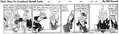 Polly and Her Pals — "That's When Pa Considered Himself Lucky"