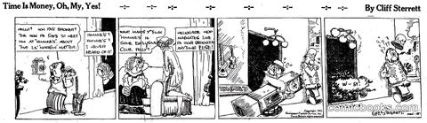 Polly and Her Pals — "Time Is Money, Oh My, Yes!"