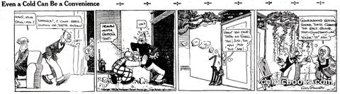 Polly and Her Pals — "Even a Cold Can Be a Convenience"