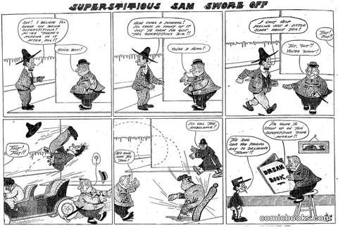 Superstitious Sam Swore Off