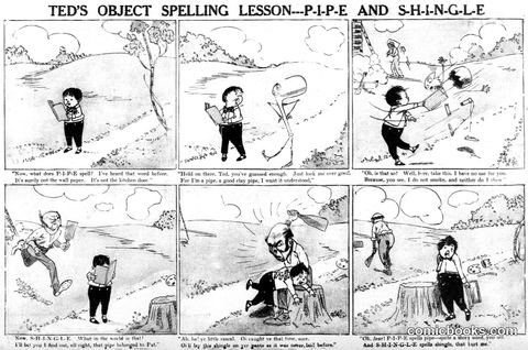 Ted's Object Spelling Lesson
