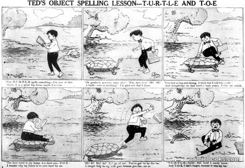 Ted's Object Spelling Lesson