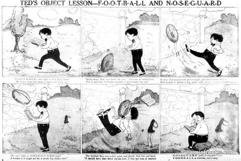 Ted's Object Lesson—F-O-O-T-B-A-L-L and N-O-S-E-G-U-A-R-D