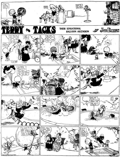 Terry and Tacks: Their Sensational Balloon Ascension