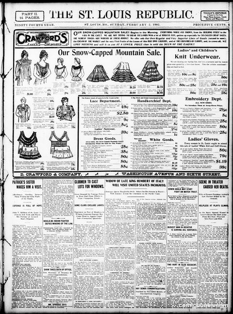 Sunday Comic Section — St. Louis Republic