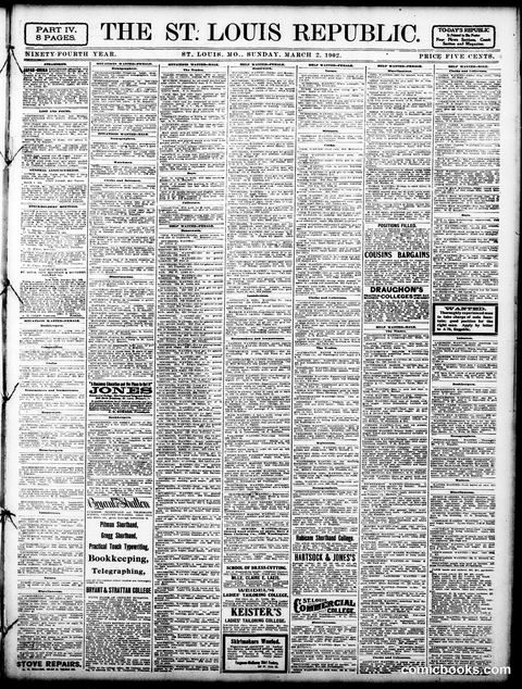 Sunday Comic Section — St. Louis Republic