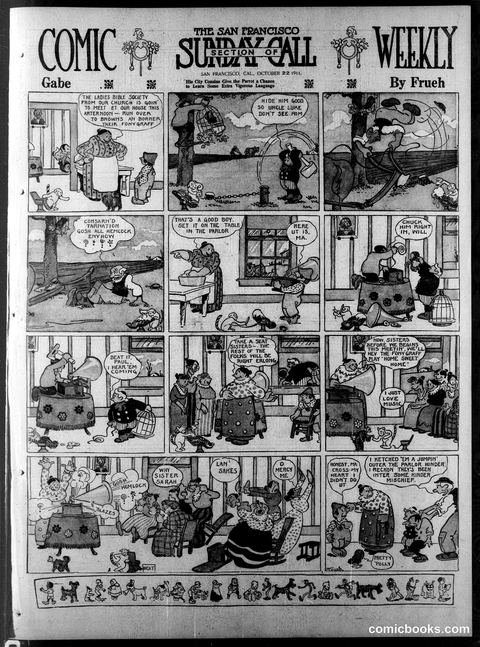 Sunday Comic Section