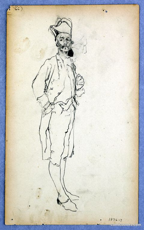 Study of a Man in Period Dress