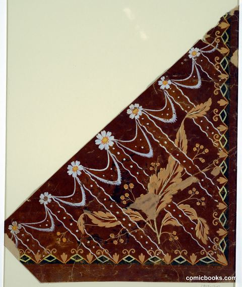 Design for a Woven Corner Motif