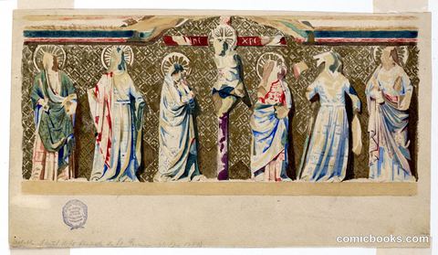 Study of Altarpiece of Saint-Germer-de-Fly