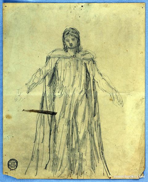 Study for Christ, Chancel of St. Bartholomew, New York