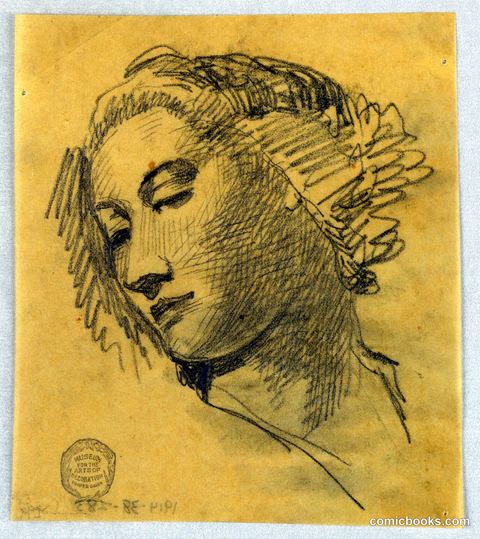 Sketch of a Woman's Head