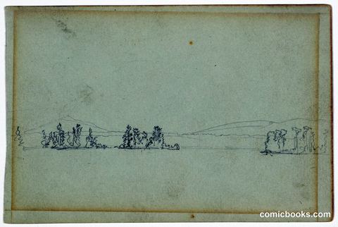 Wooded Islands on a Lake