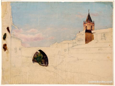 Unfinished View of a City