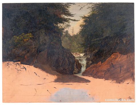 Mountain Stream, Mt. Desert Island, Maine