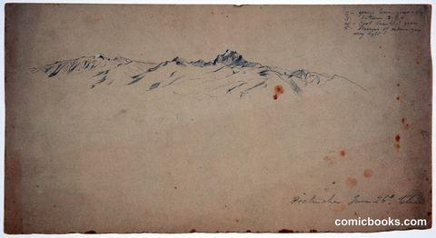 Pichincha from Hacienda Chillo, Ecuador