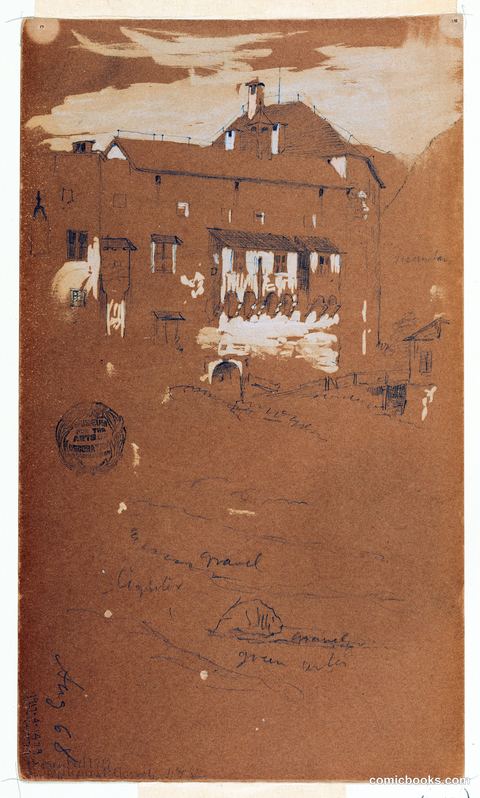 Architecture Sketch, Visp, Switzerland