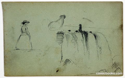 Mixed Sketches around Niagara Falls, New York