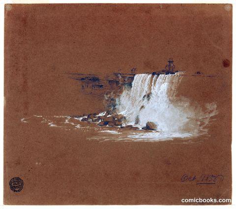 Horseshoe Falls and Terrapin Tower, Niagara River, Canada