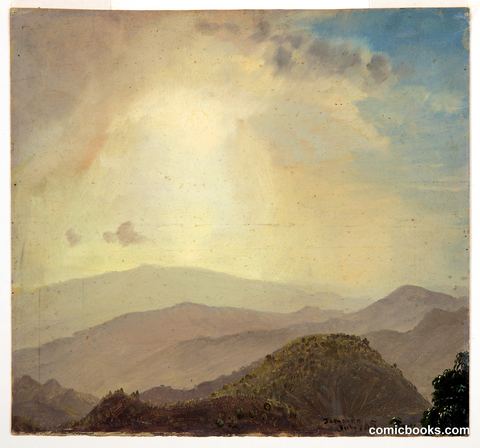 Hilltop at Sunset, Jamaica