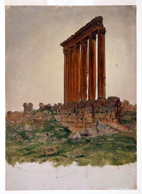 Pillars of the Temple of Jupiter, Baalbek, Syria
