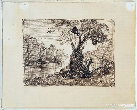 Imaginary River Landscape