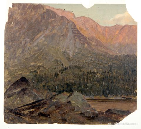 The Great Basin at Sunrise, Mt. Katahdin, Maine