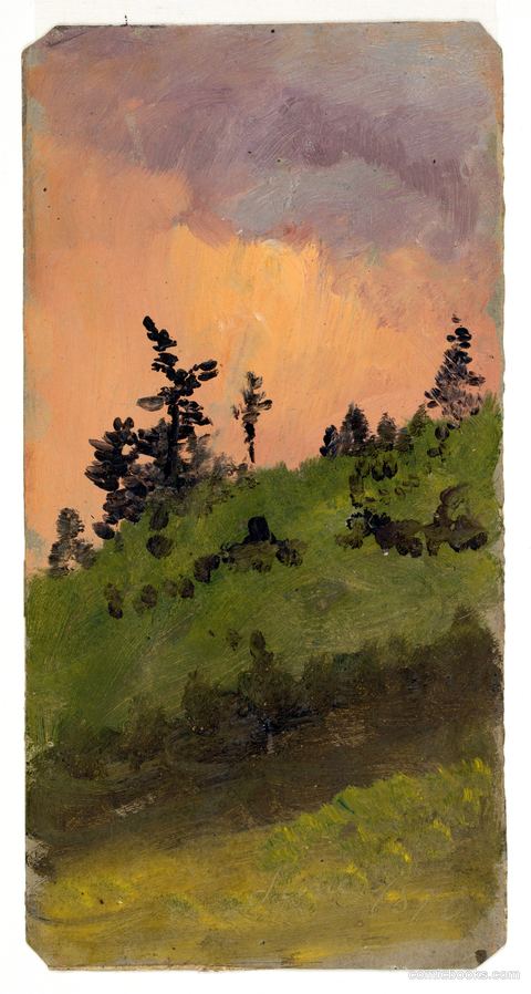 Hilltop at Sunset, Hudson, New York