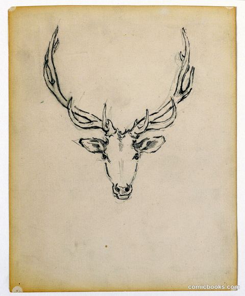 Study of Stag Head