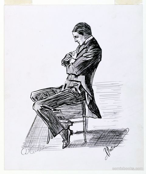 Young Man, Seated
