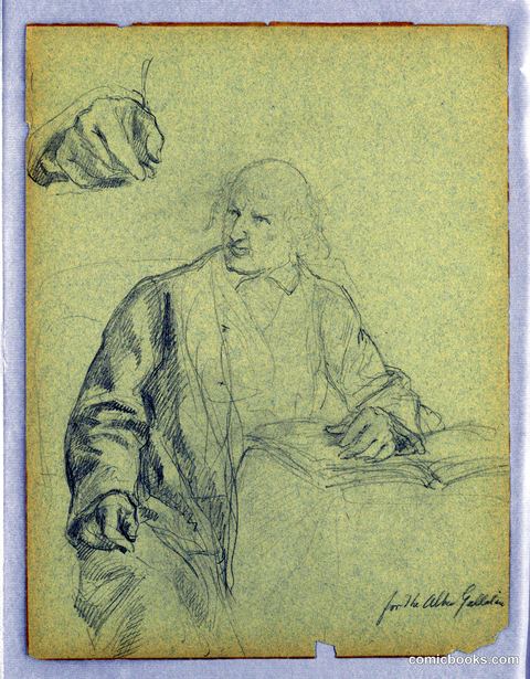 Albert Gallatin Seated, Study of Right Hand
