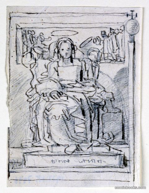 The Virgin and Child Enthroned