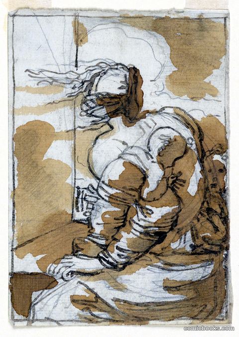 Study of the Virgin and Child with Saint John the Baptist