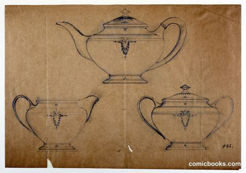 Teapot and Serving Vessel Designs