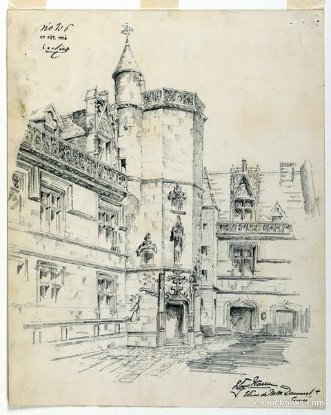 The Inner Entrance to the Hôtel de Cluny, Paris