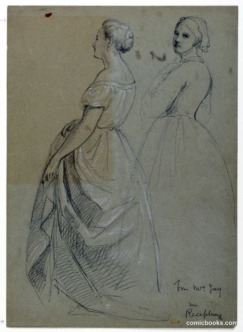 Study of Mrs. Jay for 'The Republican Court' (Lady Washington's Reception Day)