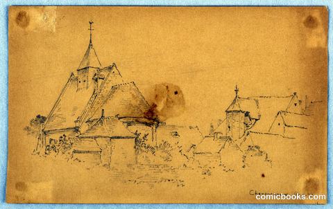 Sketch of Chenonceaux