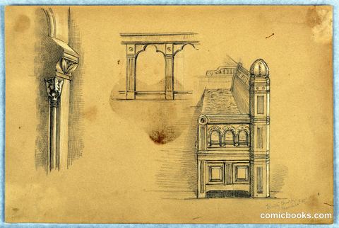 Sketches in Trinity Church
