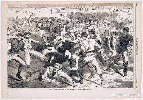 Holiday in Camp – Soldiers Playing "Foot-Ball"
