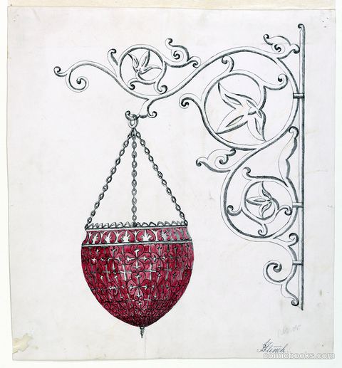 Design for a Wrought Iron Light Fixture