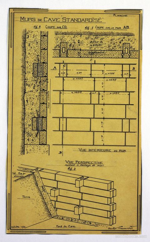 Design for a Standardized Cave Wall (Murs de Cave Standardisé)