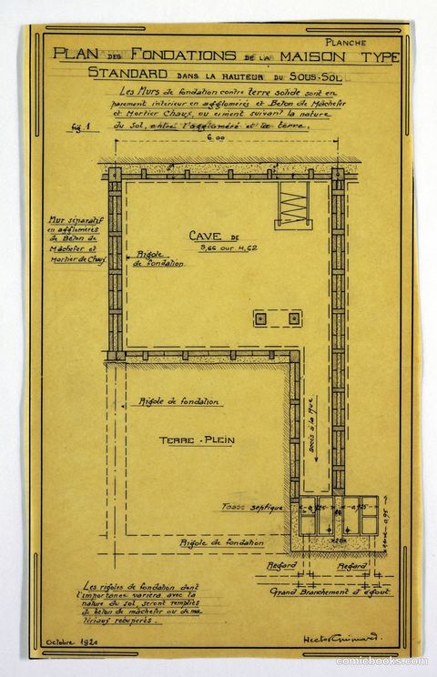 Design for a Mass-Operational House: Foundation Plans