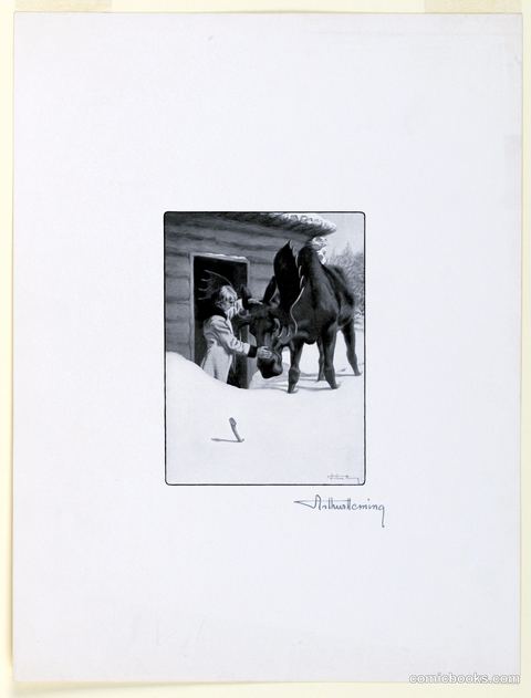 Boy with a Moose