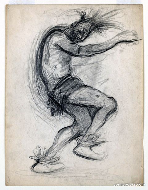 Study for 'Koshari–or Indian Fun-maker'