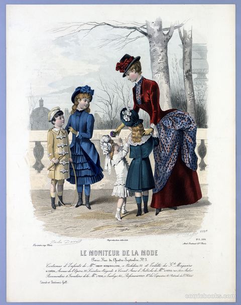 Fashion Plate from Le Moniteur de la Mode
