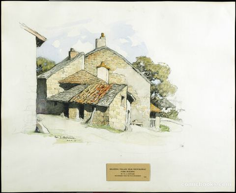 Billeting Village Near Neufchateau, Farm Building