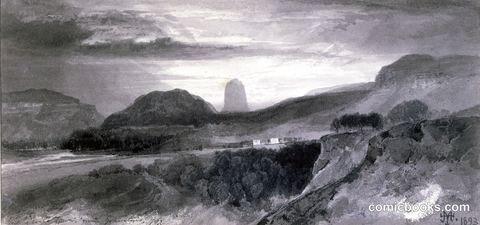 The Devil's Tower from Johnstons